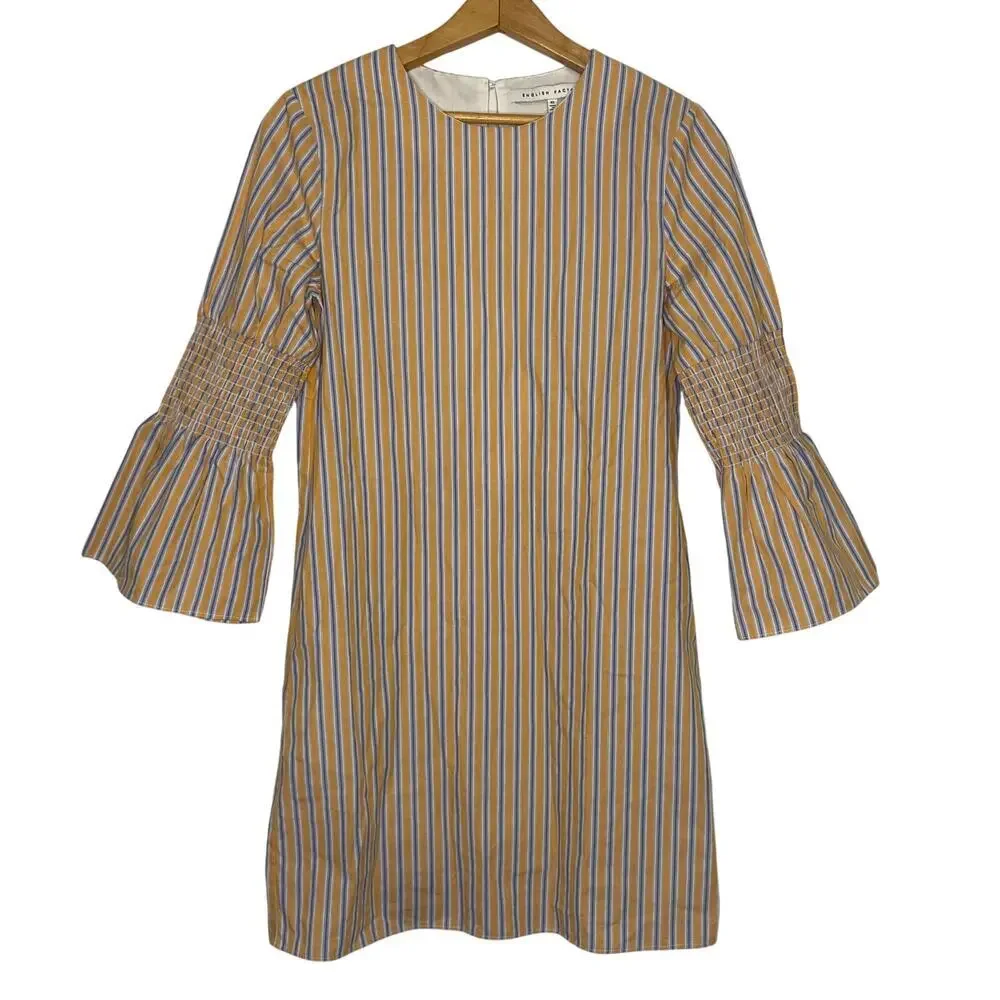 english factory orange dress English Factory